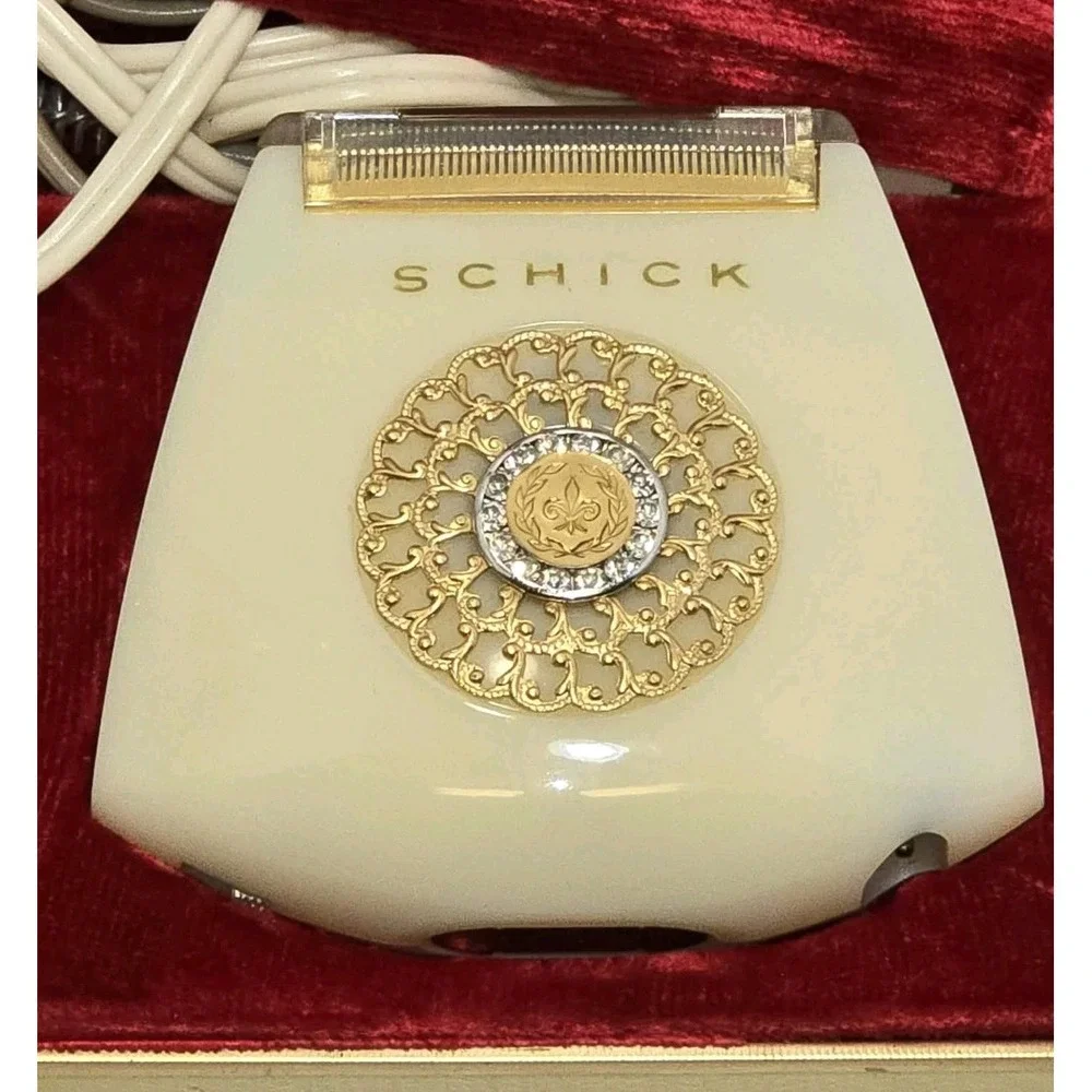 Electric Shaver Schick The Crown Jewel 1960s Ladies Vintage Tested Working Case